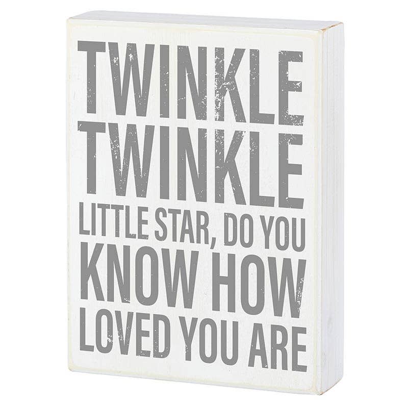 Box Sign - Twinkle Star