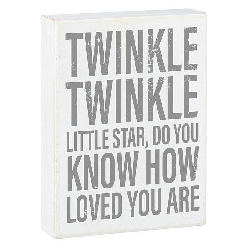 Box Sign - Twinkle Star
