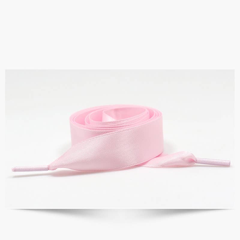 SILK SATIN RIBBON BOW PAIR SHOE LACES
