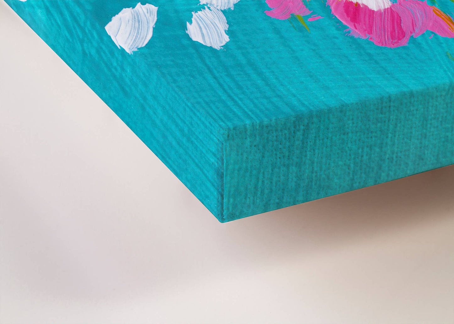Hummingbird In Turquoise 1 Stretched Canvas