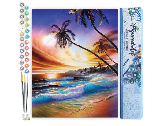 Paint by numbers - Storm on the beach