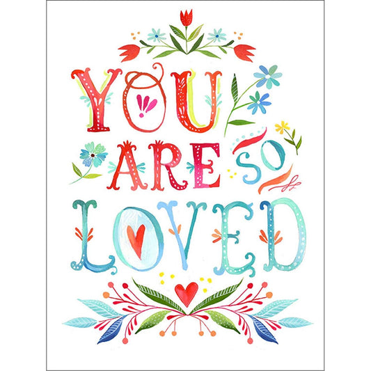 You Are So Loved Canvas Wall Art